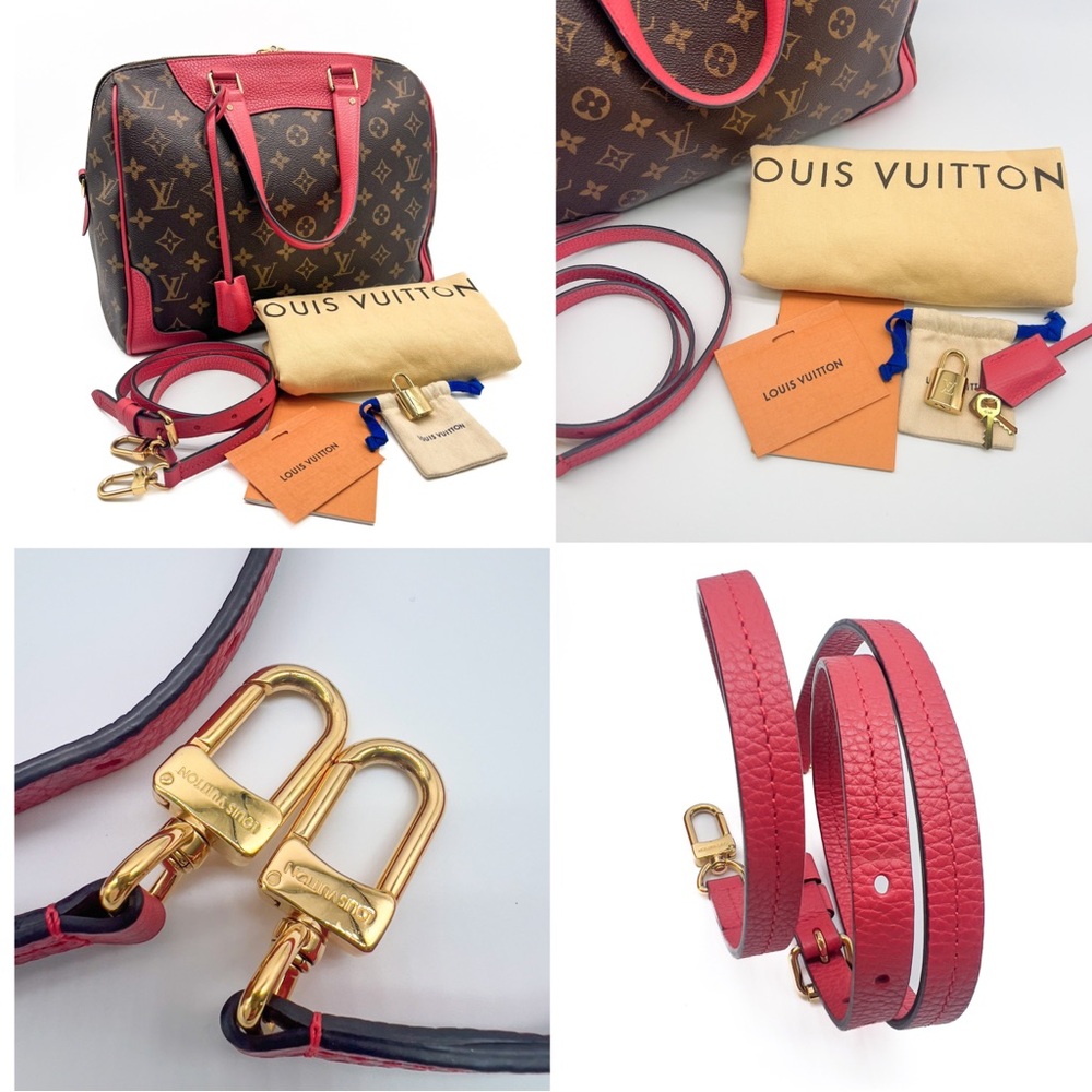 Louis Vuitton Monogram Retiro NM Coquelicot Tote Handbag - Picture 13 of 17